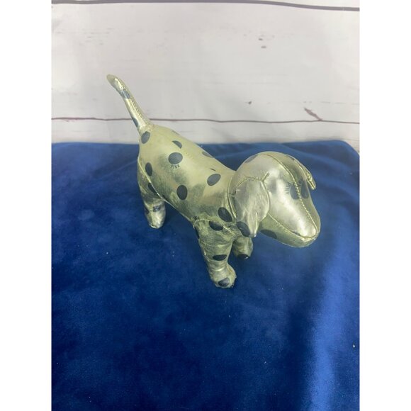 VICTORIAS SECRET PINK DOG Spots Metallic Gold Polka Dots Black VS - Picture 2 of 7